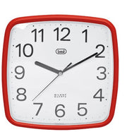Trevi OM 3305 Orologio da parete meccanico Quadrato Rosso