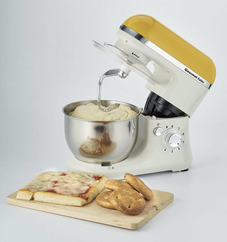Ariete Gourmet Color robot da cucina 1000 W 4 L Bianco, Giallo