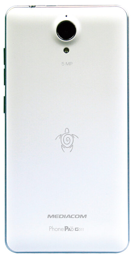 Mediacom PhonePad Duo G511 12,7 cm (5") Doppia SIM Android 5.1 4G Micro-USB 1 GB 8 GB 2200 mAh Grigio, Bianco