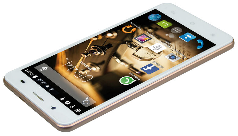 Mediacom PhonePad Duo G511 12,7 cm (5") Doppia SIM Android 5.1 4G Micro-USB 1 GB 8 GB 2200 mAh Oro, Bianco