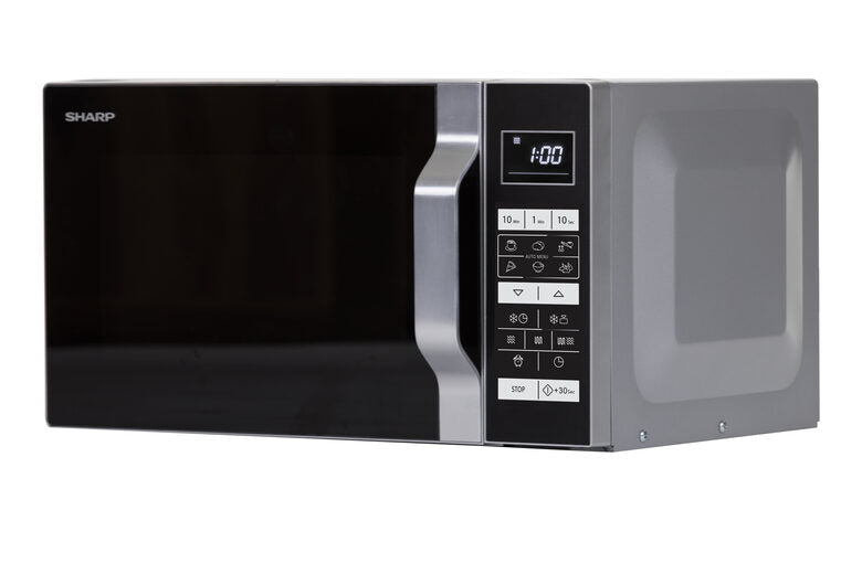 Sharp Home Appliances R760S forno a microonde Superficie piana Microonde combinato 23 L 900 W Nero, Argento