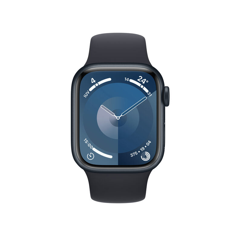 Apple Watch Series 9 GPS + Cellular Cassa 41mm in Alluminio Mezzanotte con Cinturino Sport Mezzanotte - S/M