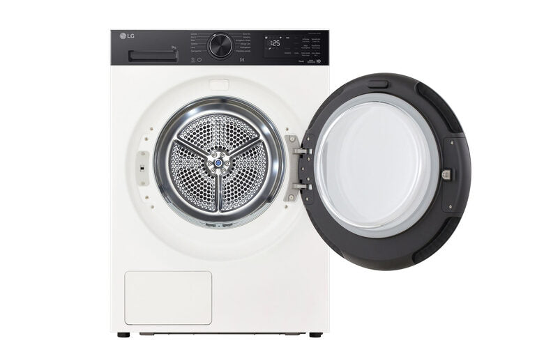LG RNX5009TWBB Serie X5 Asciugatrice Libera Installazione 9 Kg, Pompa Di Calore Dual Inverter, Turbo Dry, AI Dry, Wi-Fi, Allergy Care, Classe B, Bianco