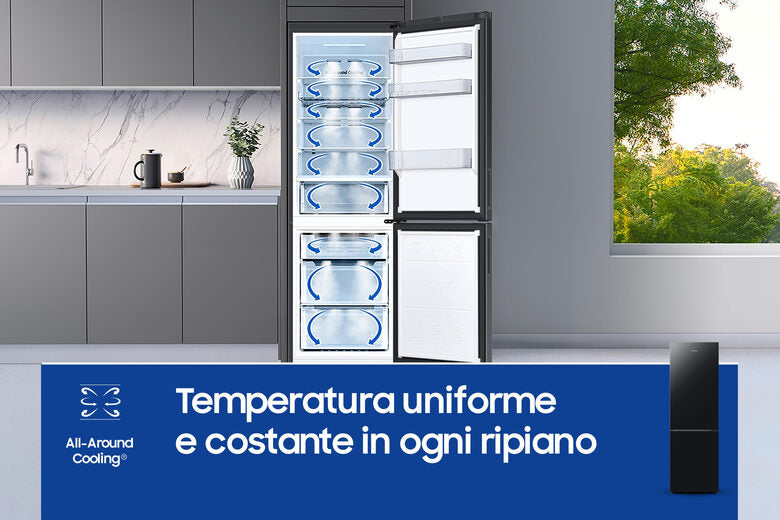 Samsung Frigorifero Combinato EcoFlex 1.85m 344L RB33B610EBN