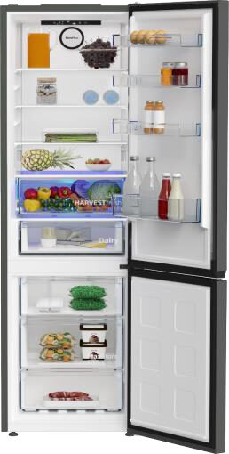 Beko B5XRCNA406HG Frigorifero combinato Libera installazione con congelatore 355 L C Grigio