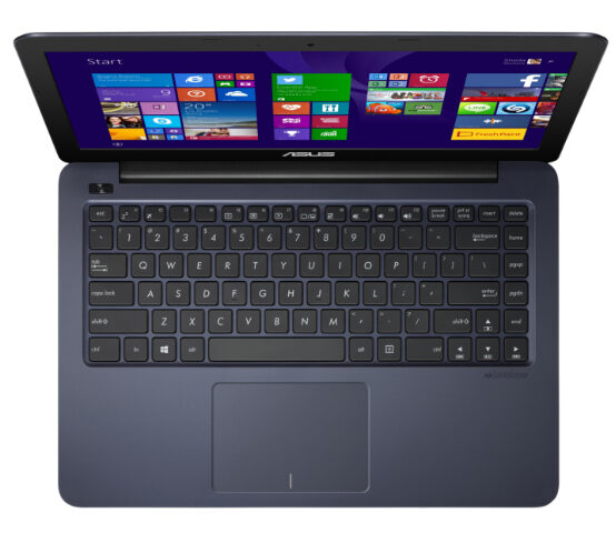 ASUS F402SA-WX113T notebook Computer portatile 35,6 cm (14") HD Intel® Celeron® 4 GB DDR3L-SDRAM 32 GB Flash Wi-Fi 4 (802.11n) Windows 10 Nero, Blu