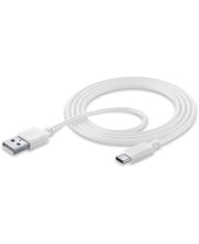 Cellularline USB to USB-C DATA CABLE Cavo USB/USB-C per ricarica e sincronizzazione dati Bianco