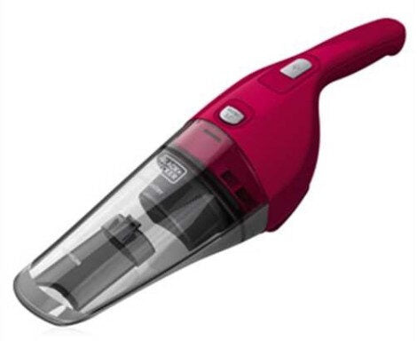 Black & Decker NVB115WA aspirapolvere senza filo Rosso Senza sacchetto