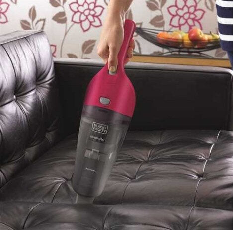Black & Decker NVB115WA aspirapolvere senza filo Rosso Senza sacchetto