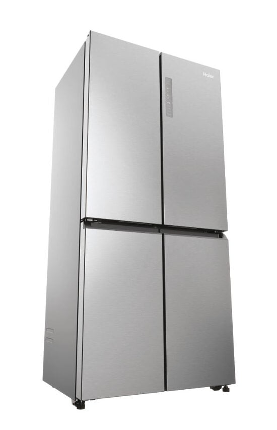 Haier HCR3818ENMM Cube 83 Serie 3 Frigorifero Side By Side Libera Installazione 467 L E Platino Stainless steel