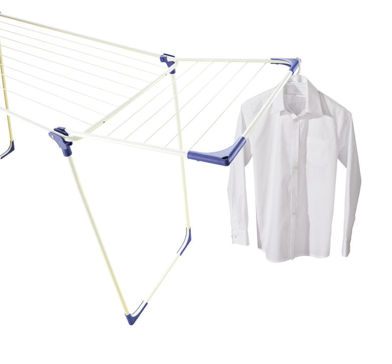 Leifheit 81621 stendino e filo asciugabiancheria Stendino da tavolo Blu, Bianco
