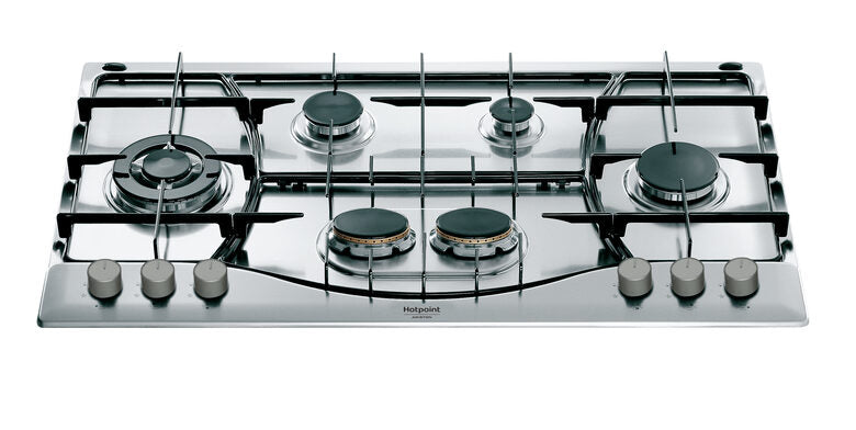 Hotpoint PHN 962 TS/IX/HA Acciaio inossidabile Da incasso 90 cm Gas 6 Fornello(i)