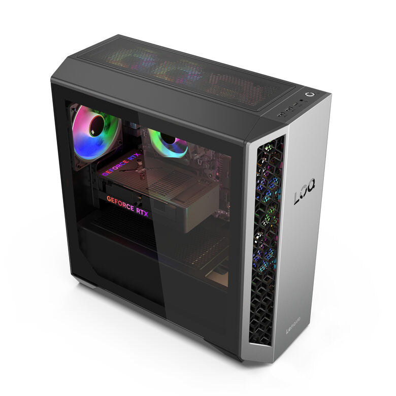 Lenovo LOQ | Desktop Gaming Tower | Processore AMD Ryzen 7 8745HX | memoria RAM 16GB | Memoria SSD 512GB | Scheda Grafica NVIDIA RTX 5050 8GB | Sistema Operativo WINDOWS 11 HOME | 26L_LUNA_GREY