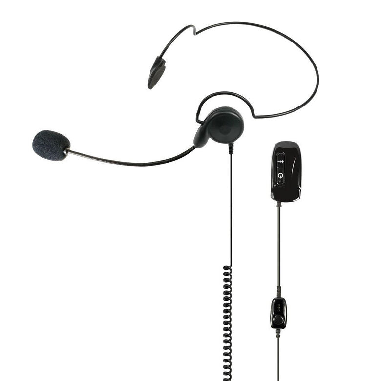 Midland WA 29 Auricolare Wireless A clip, Passanuca Bluetooth Nero