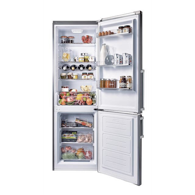 Candy CCBS 6184XH/1 frigorifero con congelatore Libera installazione 305 L Acciaio inossidabile