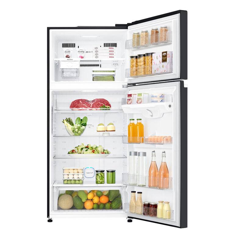 LG GTB744BMBED Frigorifero Combinato A Libera Installazione, No Frost Con Multi Air Flow, Tecnologia Linear Cooling™, Sistema Door Cooling™, Classe E, Nero