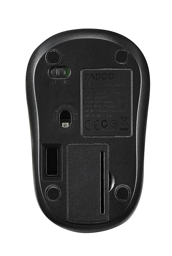 Rapoo M10 Plus mouse Ambidestro RF Wireless Ottico 1000 DPI
