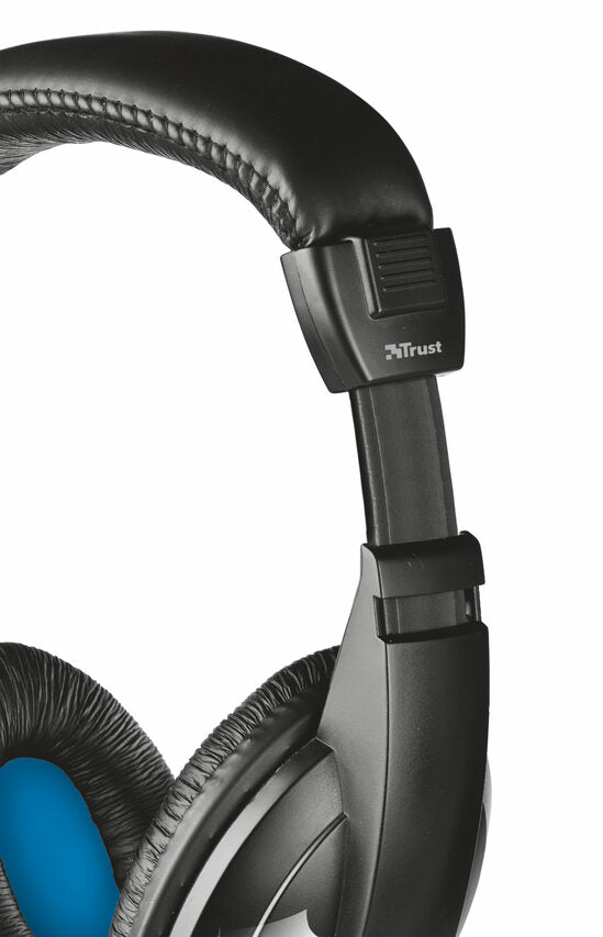 Trust 21661 cuffia e auricolare Cablato A Padiglione Musica e Chiamate Nero