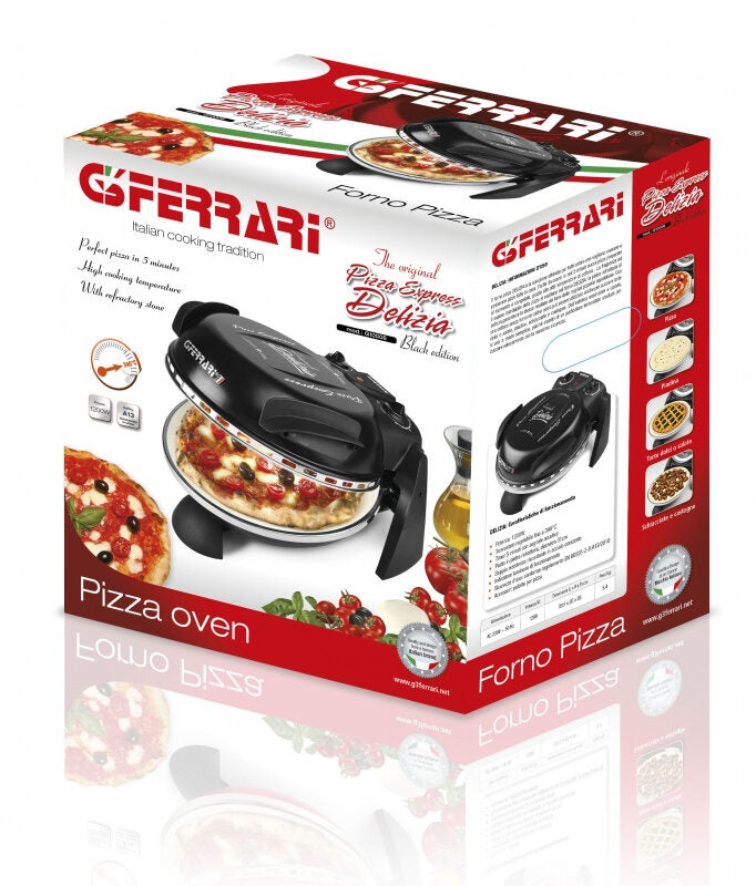 G3 Ferrari Delizia macchina e forno per pizza 1 pizza(e) 1200 W Nero