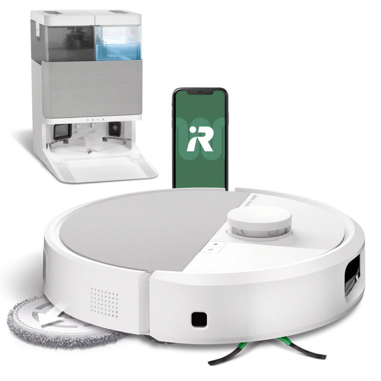 iRobot Roomba Plus 505 Combo Robot + AutoWash Dock Bianco