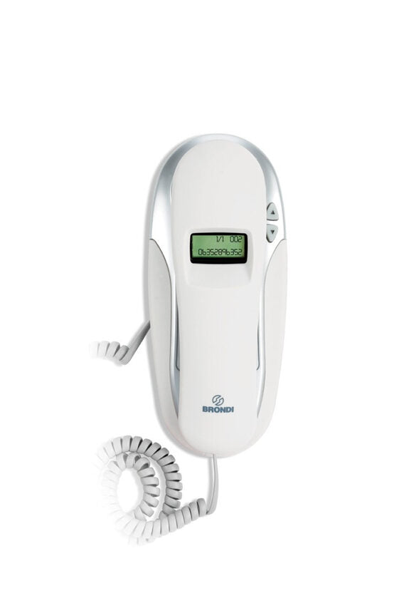 Brondi KENOBY CID Telefono analogico Identificatore di chiamata Bianco