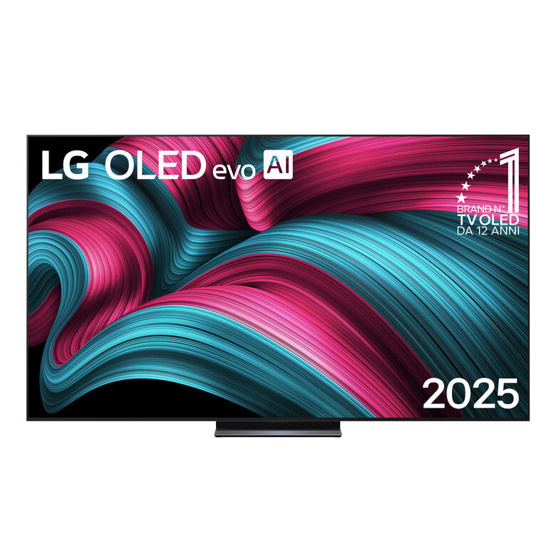 LG OLED evo AI OLED83C54LA TV Serie C5 83'' pollici 4K, α9 Gen8, Brightness Booster, 40W, 4 HDMI, VRR 144Hz, Smart TV WebOS 25