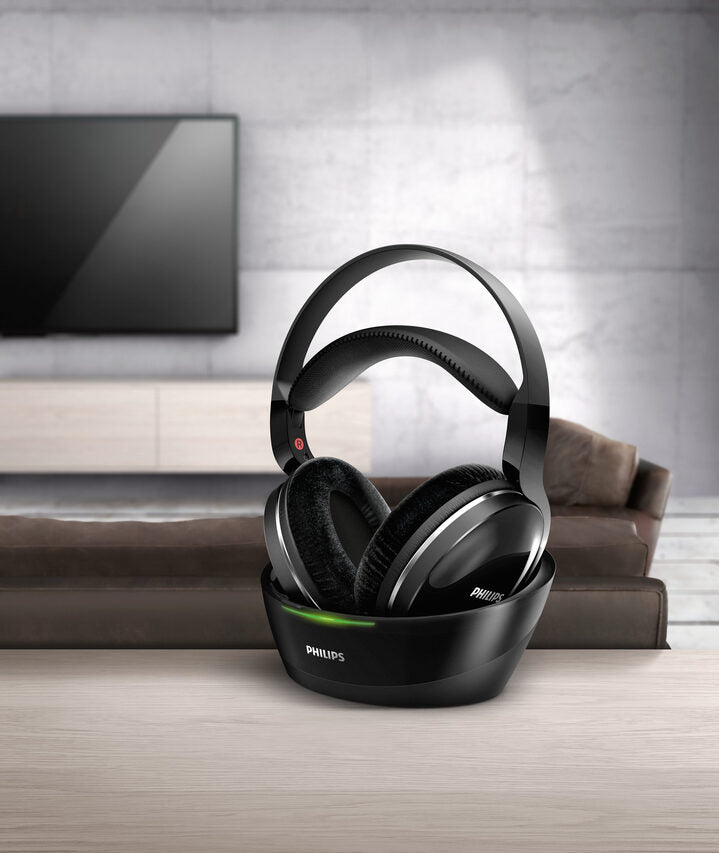 Philips SHD8850/12 cuffia e auricolare Wireless Cuffie A Padiglione MUSICA Nero
