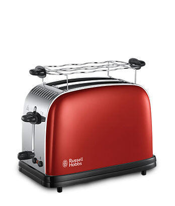 Russell Hobbs 23330-56 tostapane 2 fetta/e Nero, Rosso, Acciaio inossidabile