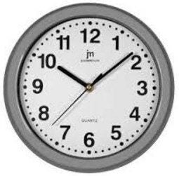 Lowell Justaminute 00710 Orologio da parete in quarzo Cerchio Grigio