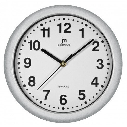 Lowell Justaminute 00710 Orologio da parete in quarzo Argento