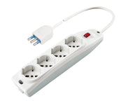 Poly Pool PP0421 prolunghe e multiple 1,5 m 4 presa(e) AC Interno Bianco