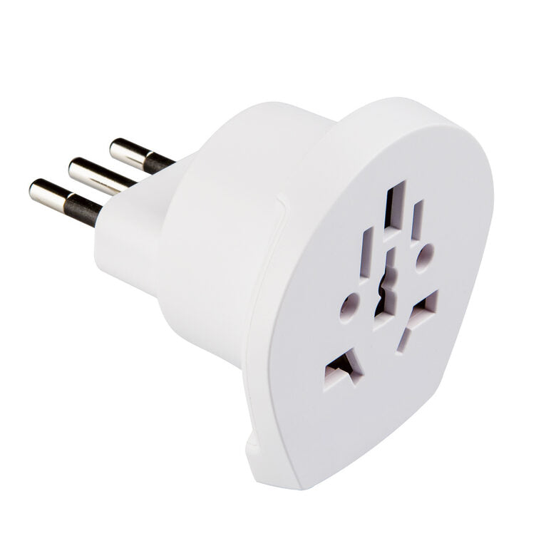 Poly Pool PP0444 adattatore per presa di corrente Universale Tipo L (IT) Bianco