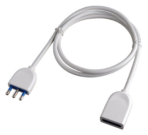 nuovaVideosuono 30/16 prolunghe e multiple 3 m 1 presa(e) AC Interno Bianco