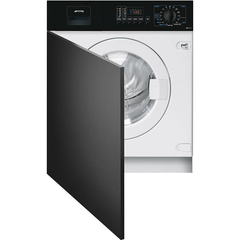 Smeg LBA10N-2 Lavatrice a Incasso Caricamento frontale 7 kg 1000 Giri/min Nero, Bianco