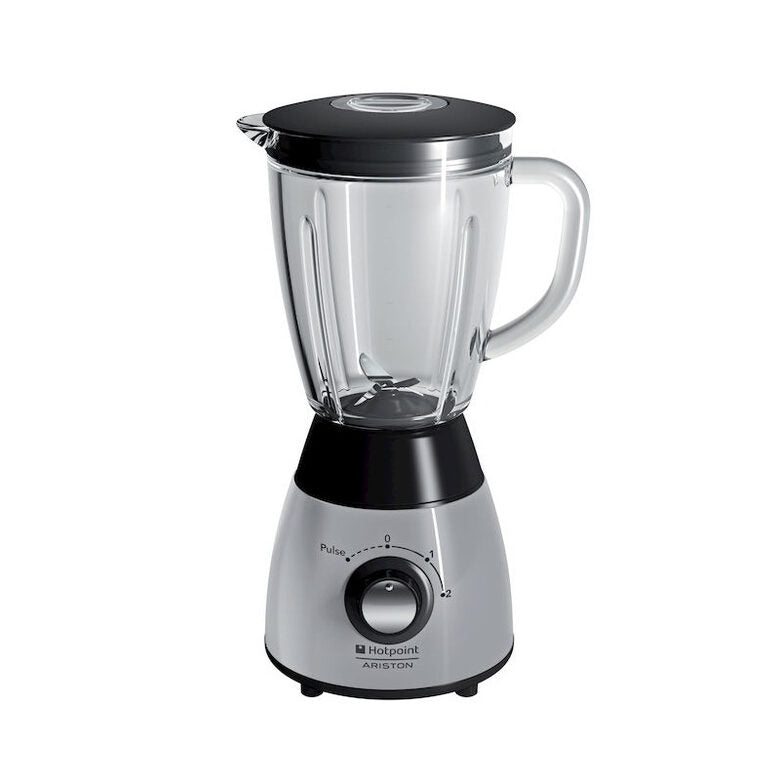 Hotpoint TB 050 DXBO 1,5 L Frullatore da tavolo 550 W Nero, Acciaio inossidabile