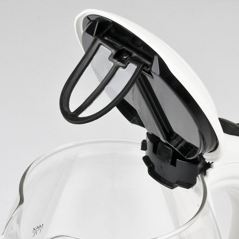 Girmi BL40 bollitore elettrico 1,7 L 2200 W Argento, Trasparente, Bianco
