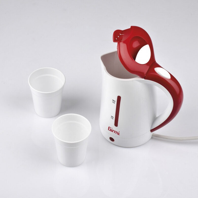 Girmi BL02 bollitore elettrico 0,5 L 1100 W Rosso, Bianco