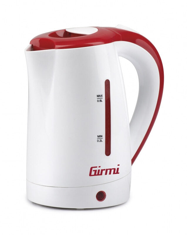 Girmi BL02 bollitore elettrico 0,5 L 1100 W Rosso, Bianco