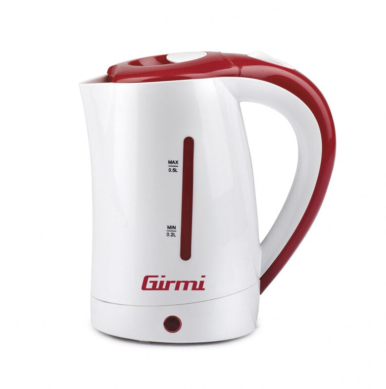 Girmi BL02 bollitore elettrico 0,5 L 1100 W Rosso, Bianco