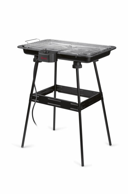 Girmi BQ21 Barbecue Da tavolo Elettrico Nero, Acciaio inossidabile 2200 W