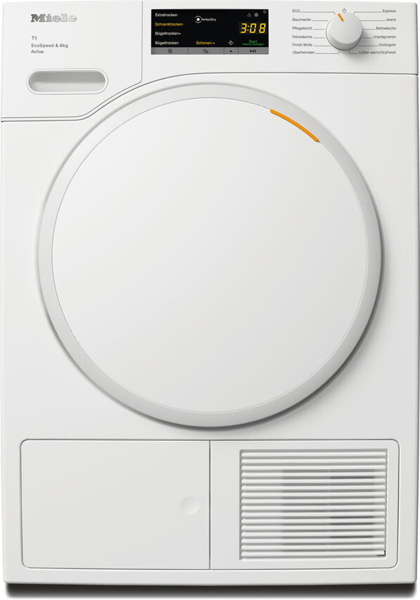 Miele TWA520WP Asciugatrice A Libera Installazione 8 Kg, PerfectDry, FragranceDos, Classe C, Bianco