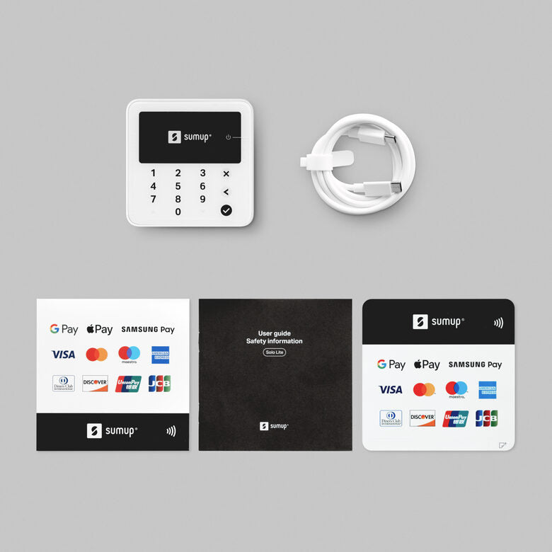 SumUp Solo Lite lettore di card readers Batteria Bianco