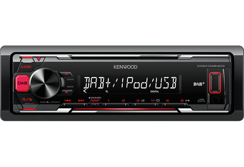 Kenwood Electronics KMM-DAB403 Ricevitore multimediale per auto Nero