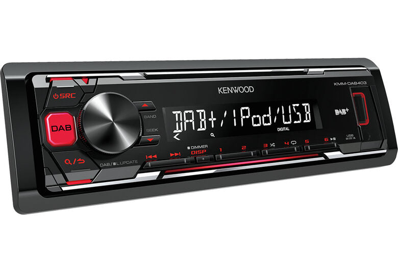 Kenwood Electronics KMM-DAB403 Ricevitore multimediale per auto Nero