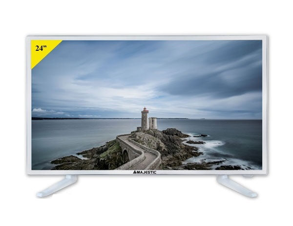 New Majestic TVD-224 S2 LED WH08 61 cm (24") Full HD 180 cd/m² Bianco