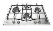 Hotpoint PCN 642 IX/HAR piano cottura Acciaio inossidabile Da incasso 59 cm Gas 4 Fornello(i)