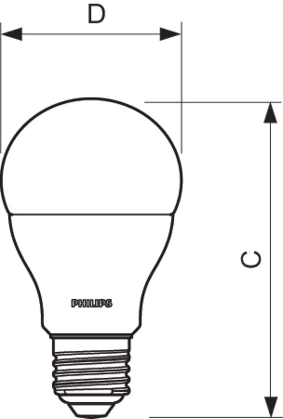 Philips CorePro Lampadina a risparmio energetico 8 W E27