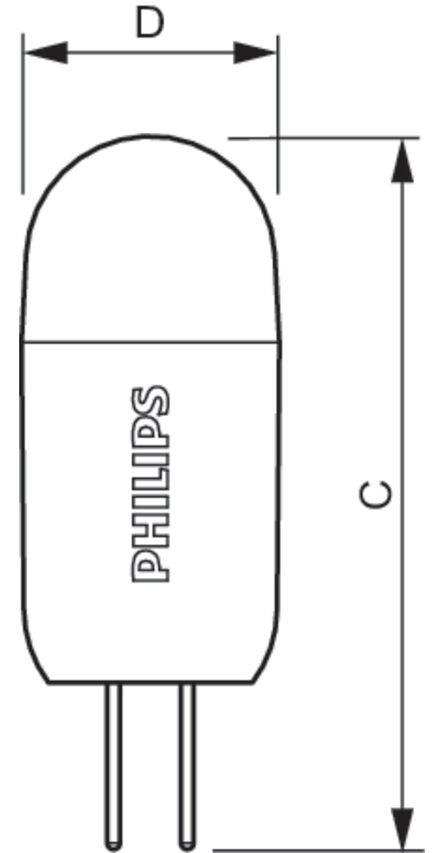 Philips CorePro Lampadina a risparmio energetico 1,2 W G4