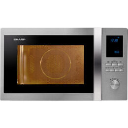 Sharp Home Appliances R-922STWE Superficie piana Microonde combinato 32 L 1000 W Acciaio inossidabile