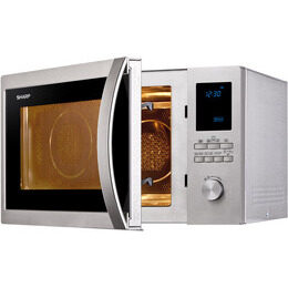 Sharp Home Appliances R-922STWE Superficie piana Microonde combinato 32 L 1000 W Acciaio inossidabile